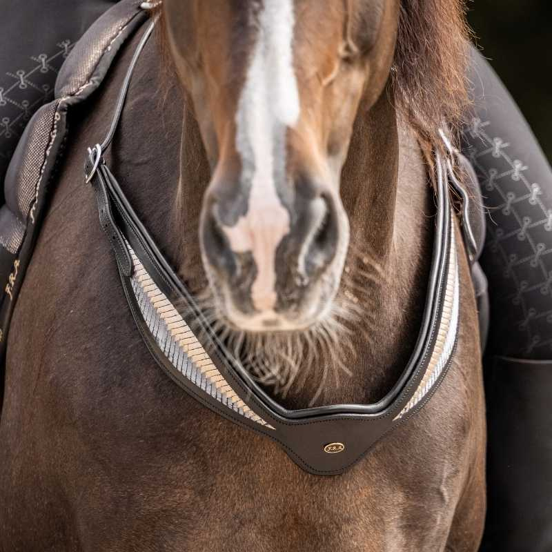 Cordelette d'encolure Cuir Whisper NH Noir