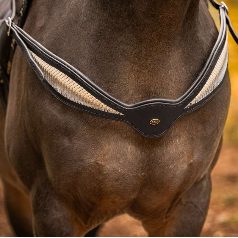 Cordelette d'encolure Cuir Whisper NH Noir