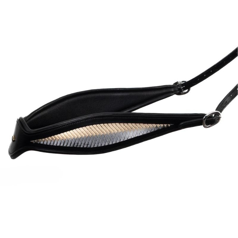 Cordelette d'encolure Cuir Whisper NH Noir