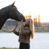 Veste d'Équitation Bella Puffer Beige Veste d'Équitation Bella Puffer Beige