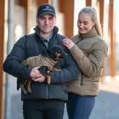 Veste d'Équitation Bella Puffer Beige Veste d'Équitation Bella Puffer Beige