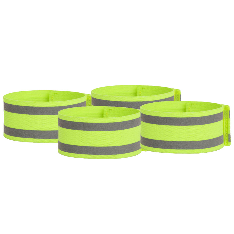 Réflecteurs de jambes 4-pack Jaune