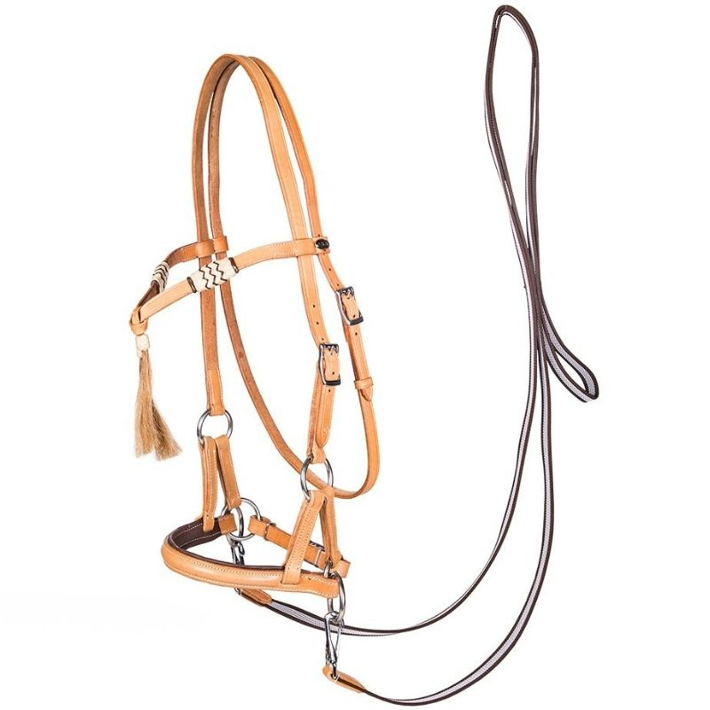 Bridon sans mors Shango Sidepull Natural