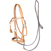 Bridon sans mors Shango Sidepull Natural Bridon sans mors Shango Sidepull Natural