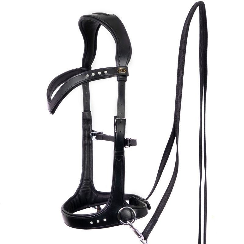 Bridon sans mors Glory Sidepull Noir