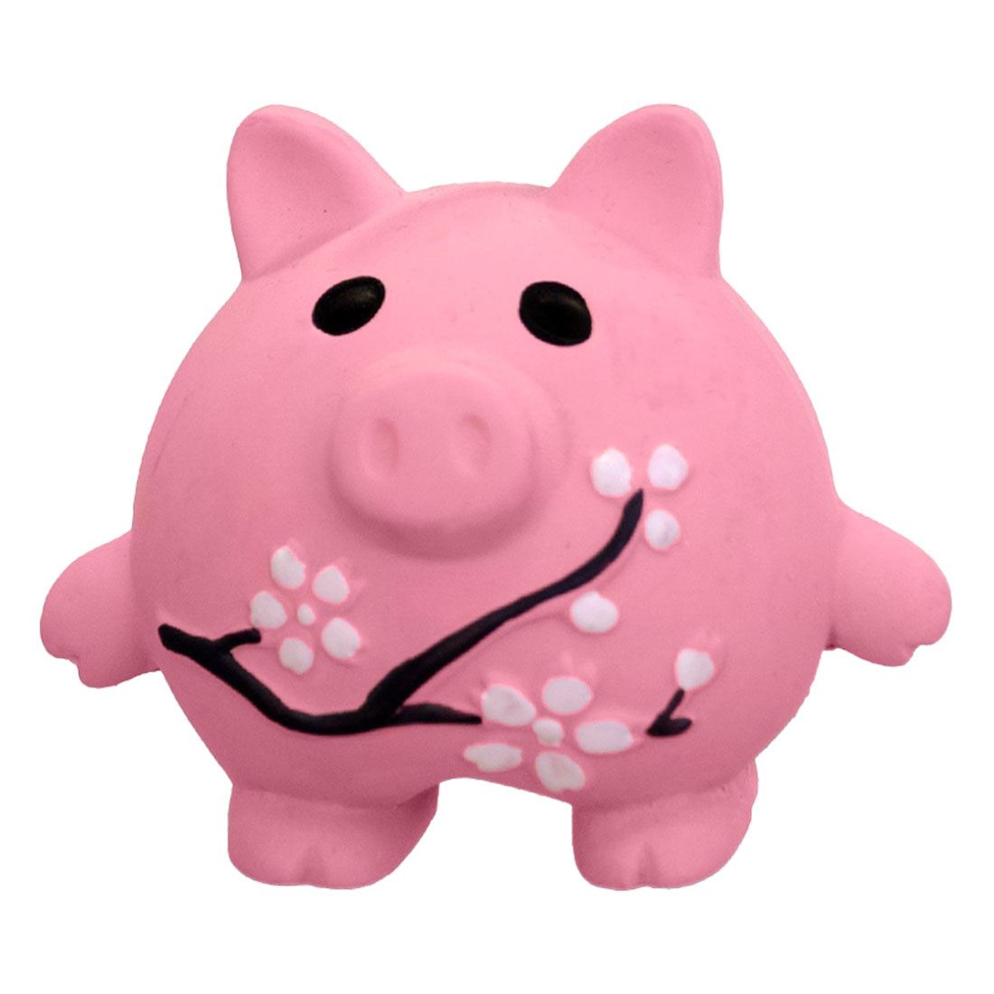 Jouet pour chien Cochon Fleurs Rose