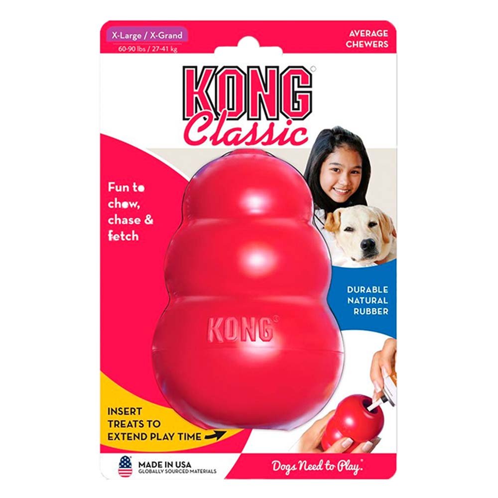 Jouet pour chien KONG Classic X-Large Rouge