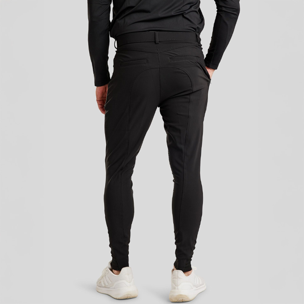Culotte d'équitation homme MoBen Knee Grip Noir