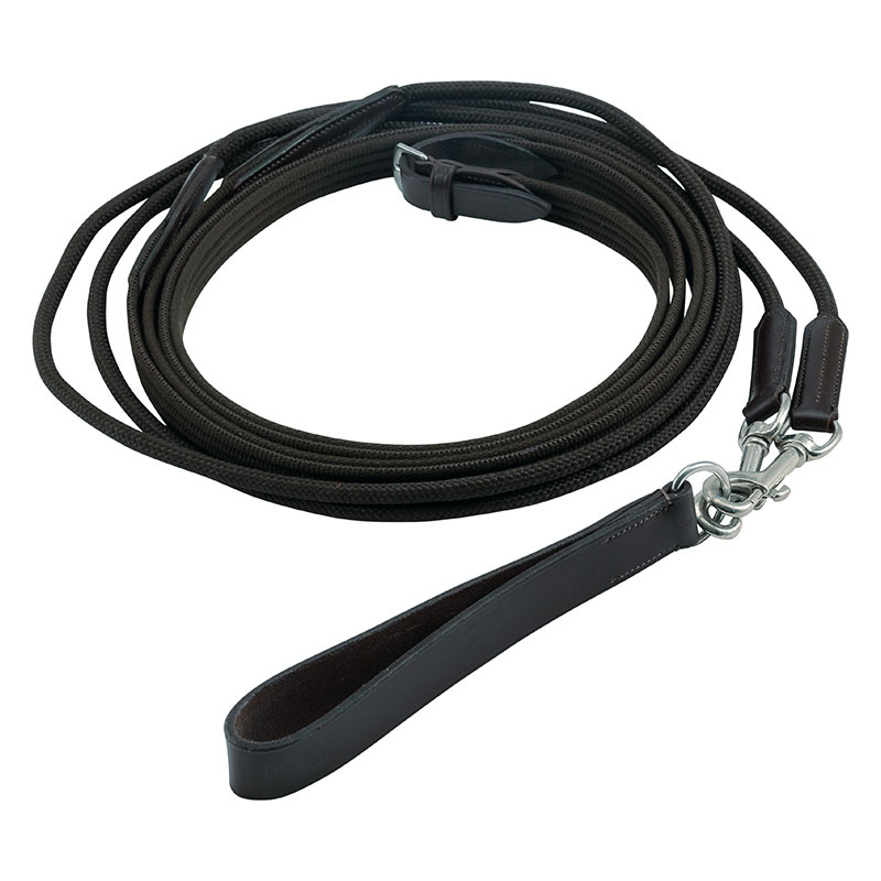Rênes allemandes Cheval HG Noir