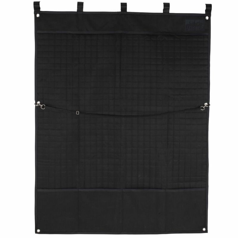 Rideau de box Quilt Long Noir