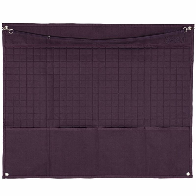 Rideau de box Quilt Half Bordeaux