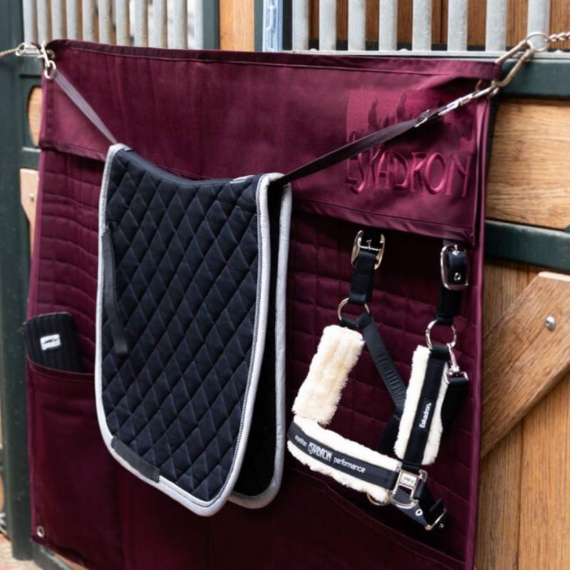 Rideau de box Quilt Half Bordeaux