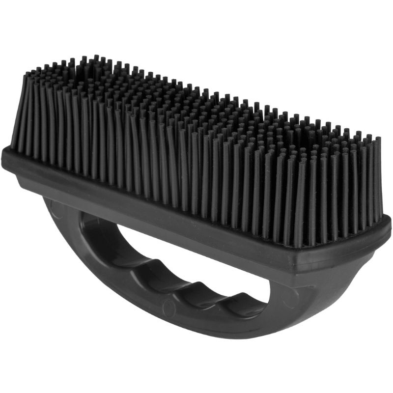 Brosse à poils d'animaux Rubber Noir