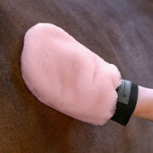 Gant de pansage Lucky Lambskin Rose Gant de pansage Lucky Lambskin Rose