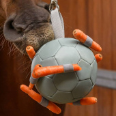 Jouet pour cheval Carrot Ball Vert Jouet pour cheval Carrot Ball Vert