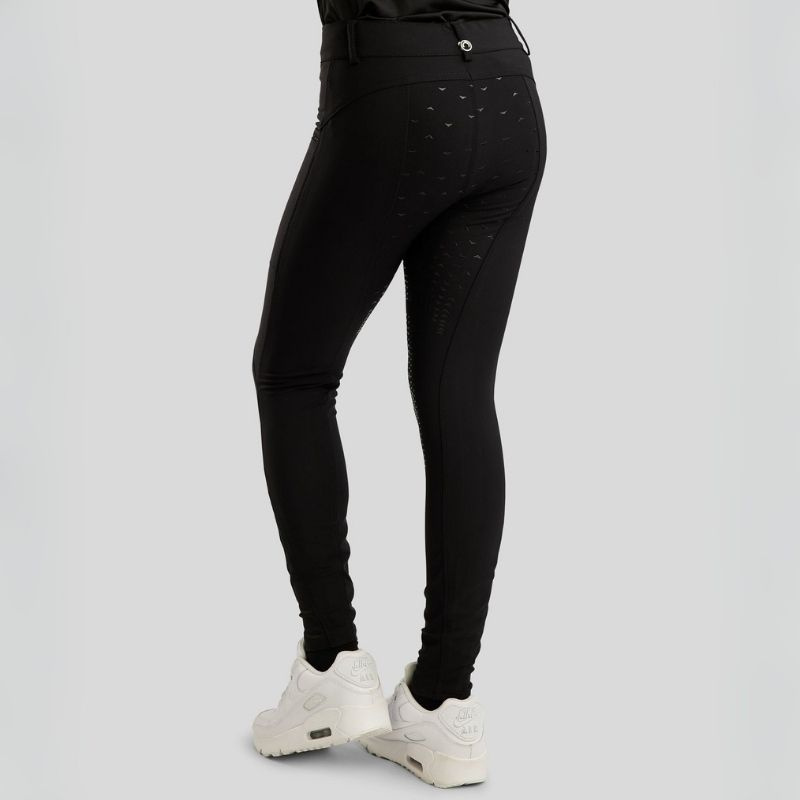 Culotte d'équitation Enfant/Junior Crystals Full Grip Noir