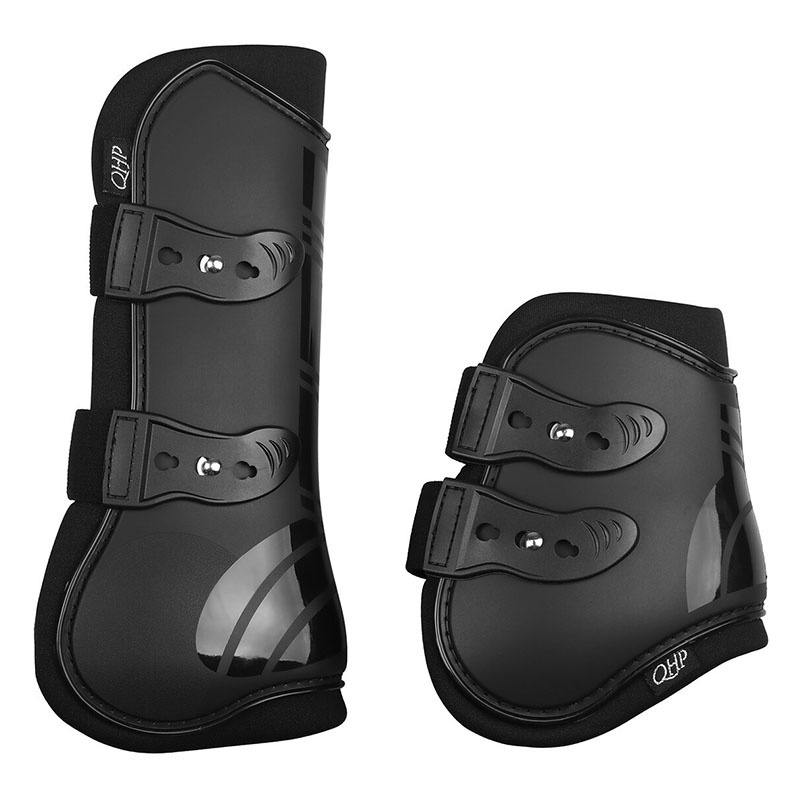 Guêtres ouvertes Quick Pin 4-pack Noir