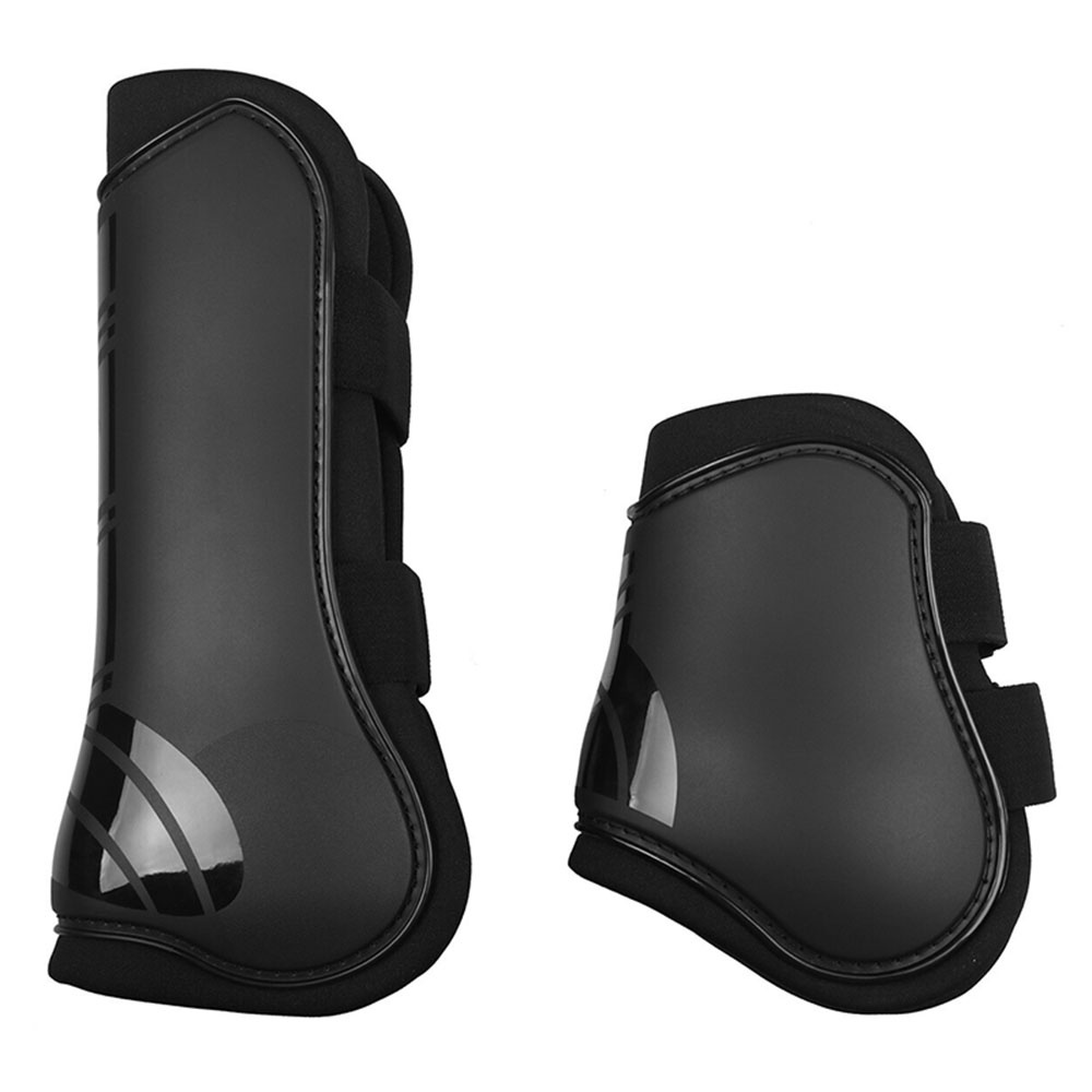Guêtres ouvertes Quick Pin 4-pack Noir