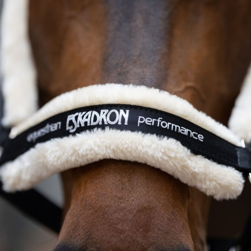 Licol Fauxfur Double Pin Noir