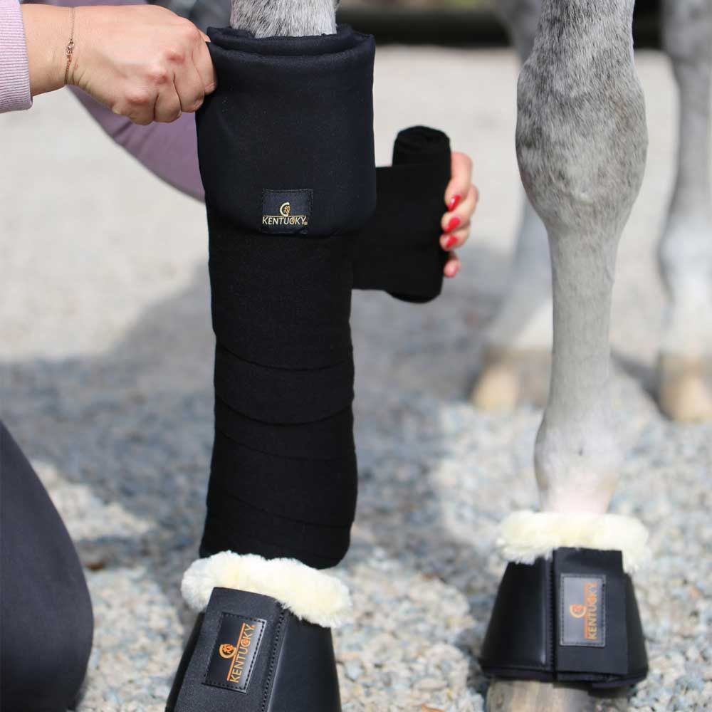 Bandages en laine Wool 4-pack Bleu Marine