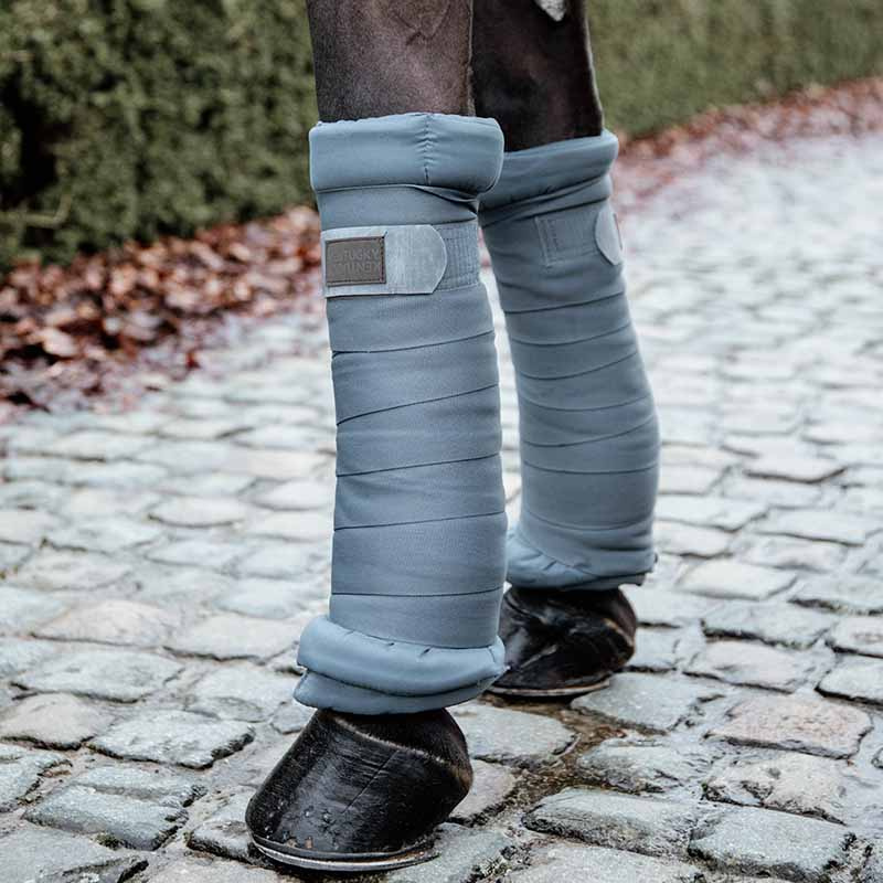 Protections de jambe Quilted Gris