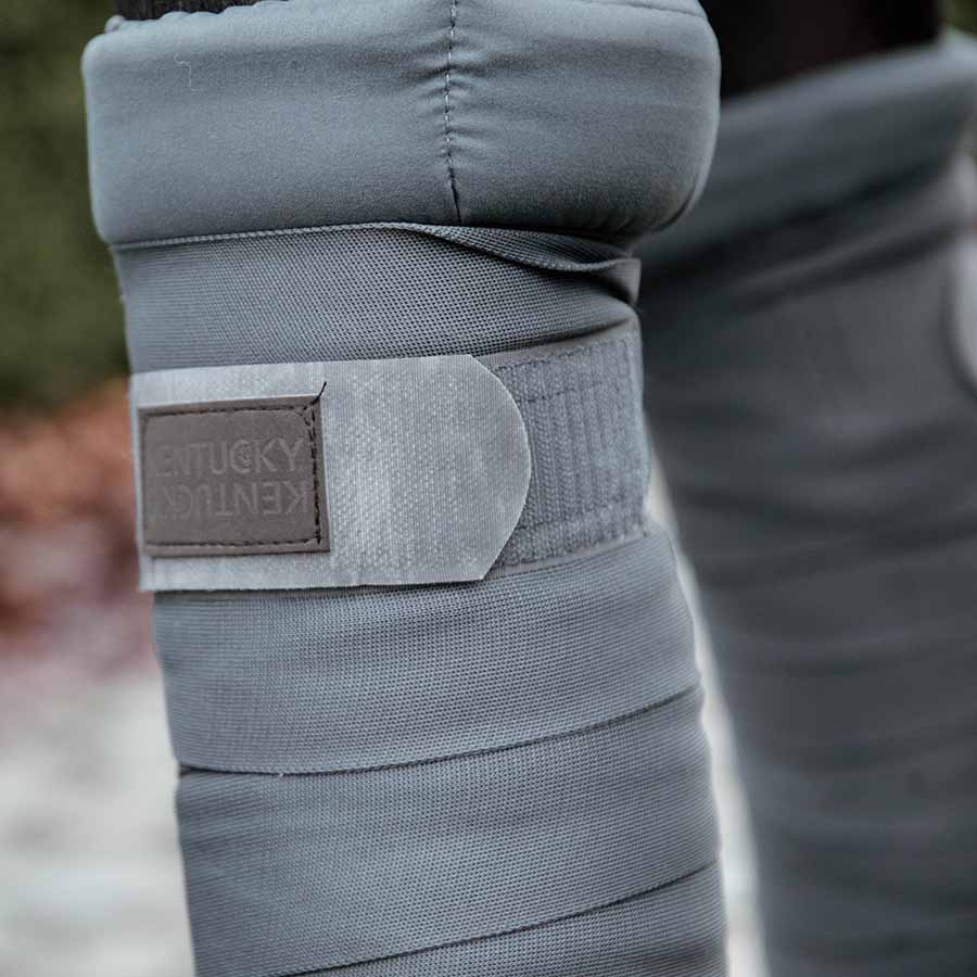 Protections de jambe Quilted Gris