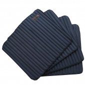 Protège-tapis absorbant 45 x 30 - 4-pack bleu marine