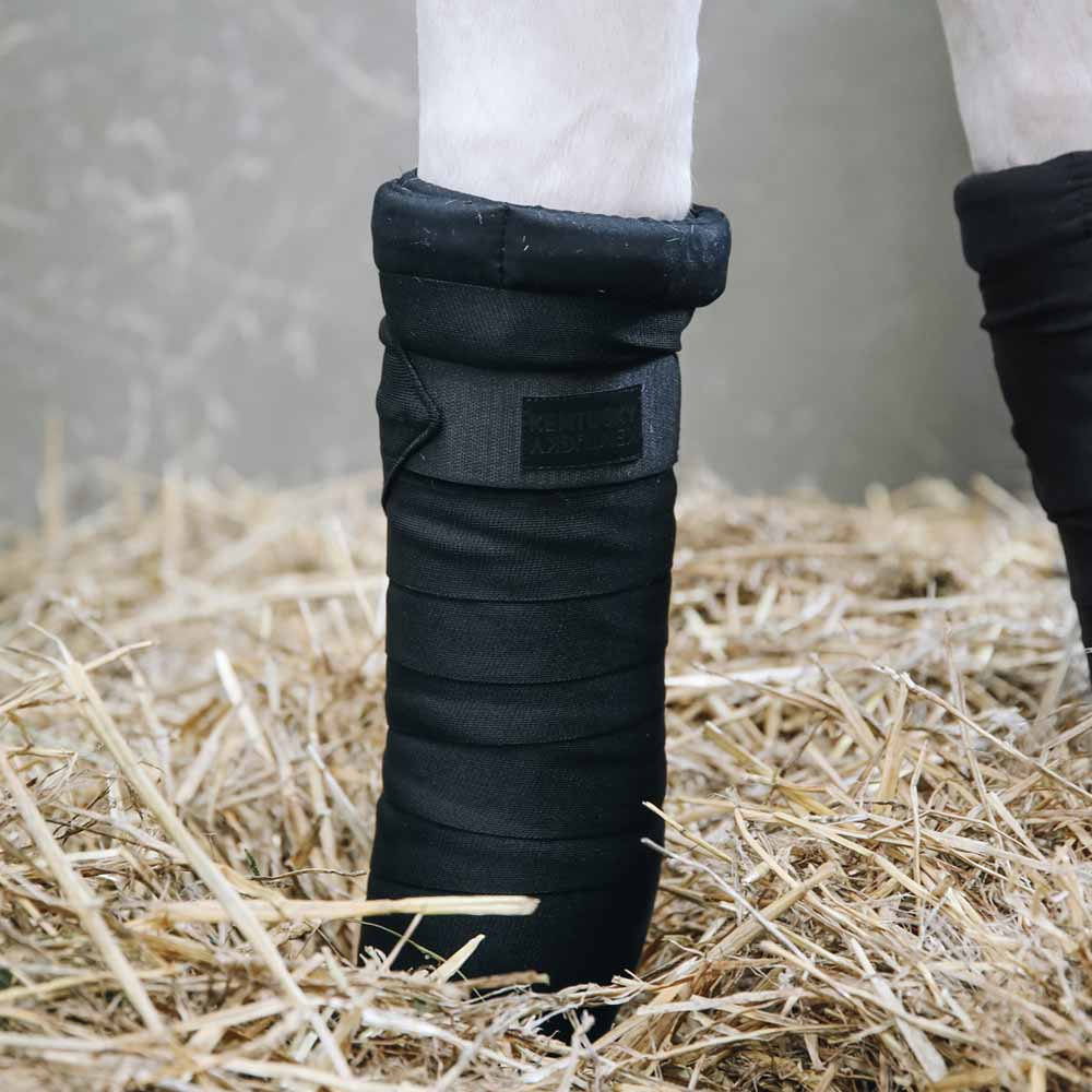Bandages de box anti-salissures 4-pack Noir