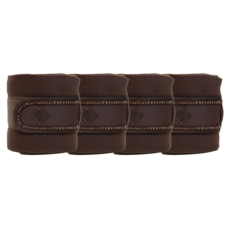 Bandages Polar Fleece Pearls Marron