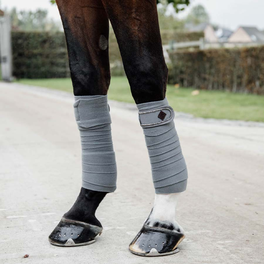 Bandages Polar Fleece Pearls Gris