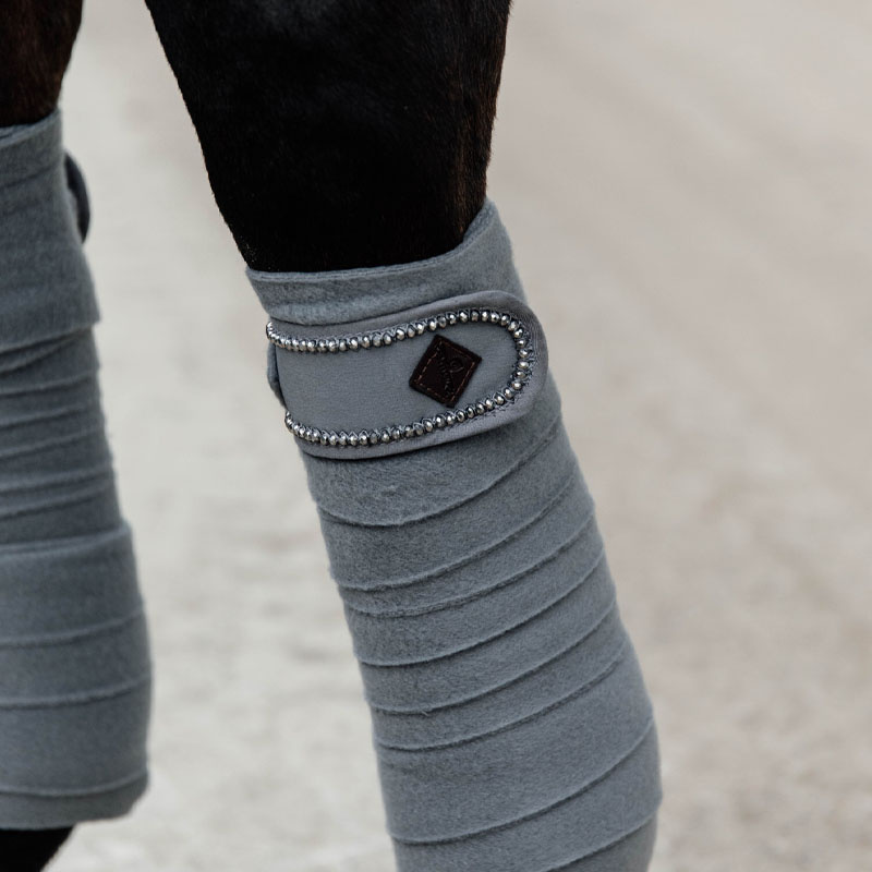 Bandages Polar Fleece Pearls Gris