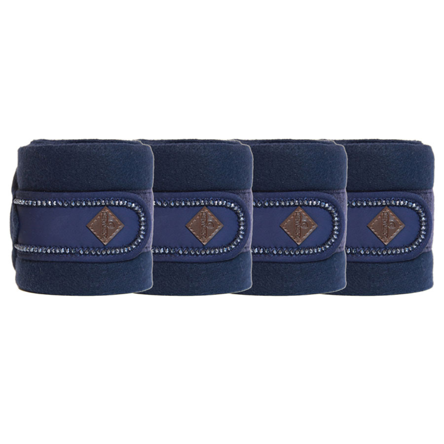 Bandages Polar Fleece Pearls Bleu Marine