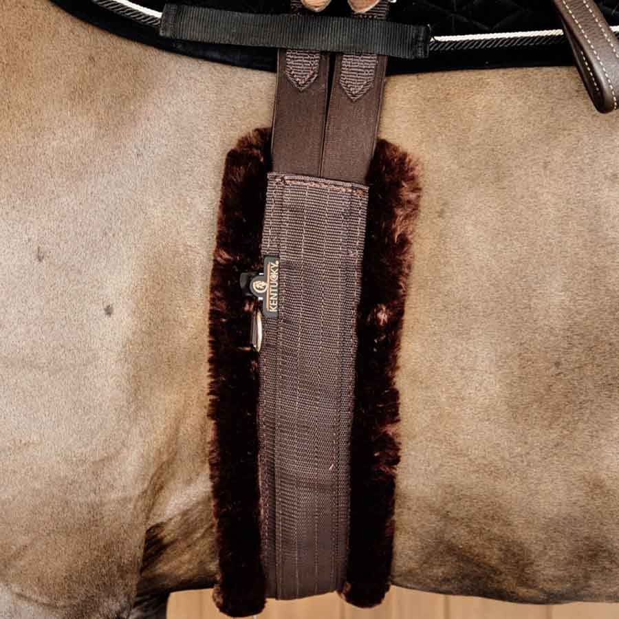 Sangle de selle Sheepskin Marron/Marron