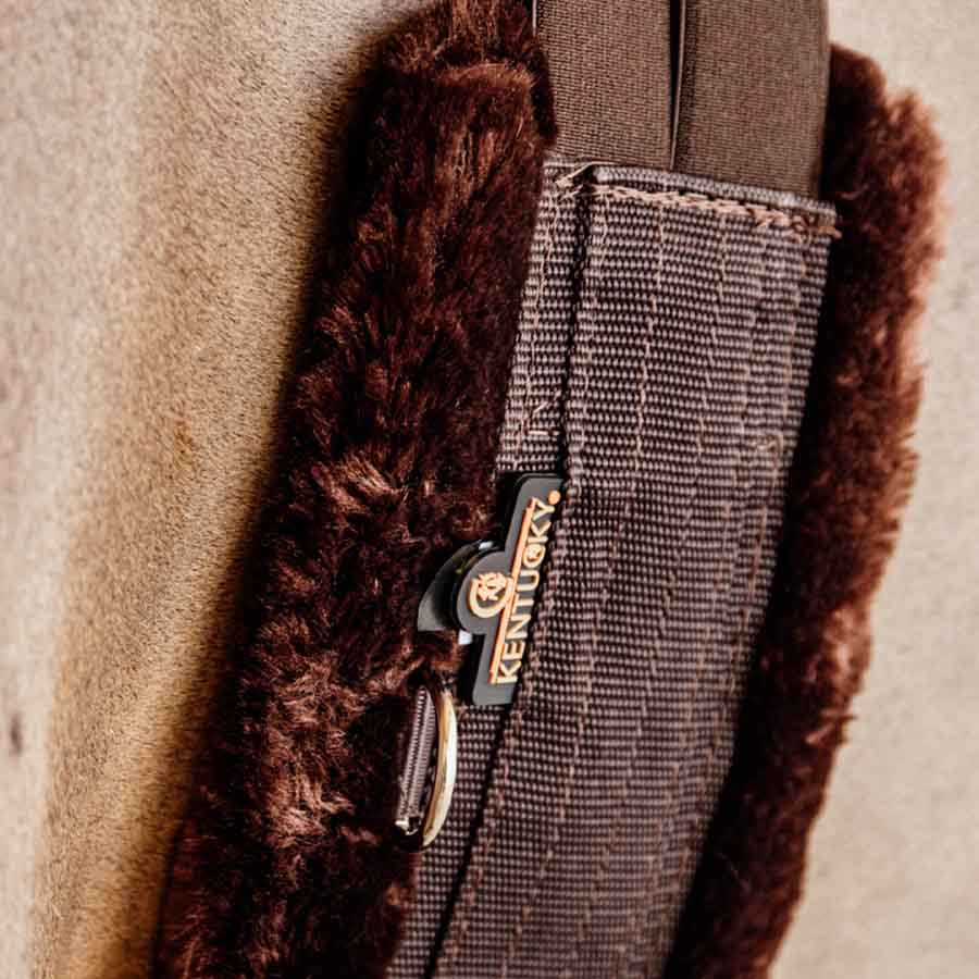 Sangle de selle Sheepskin Marron/Marron