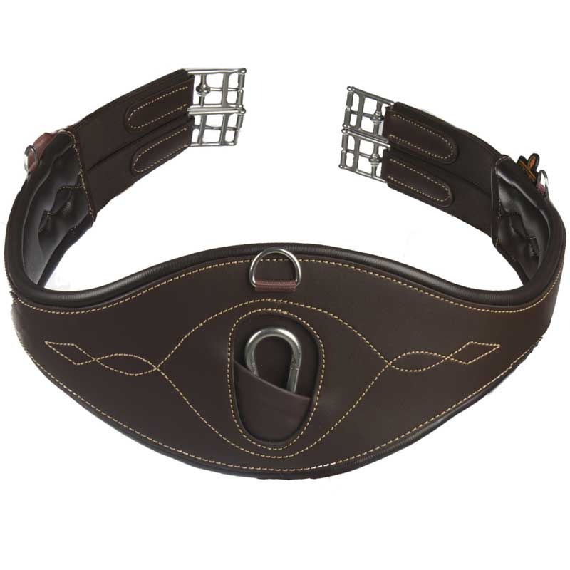 Anatomique sangle de selle brun