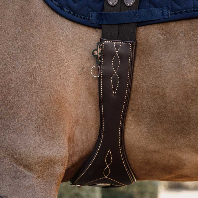 Anatomique sangle de selle brun