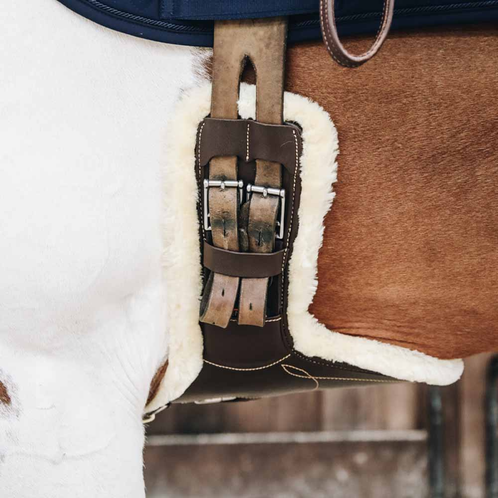 Plaque abdominale Sheepskin Marron