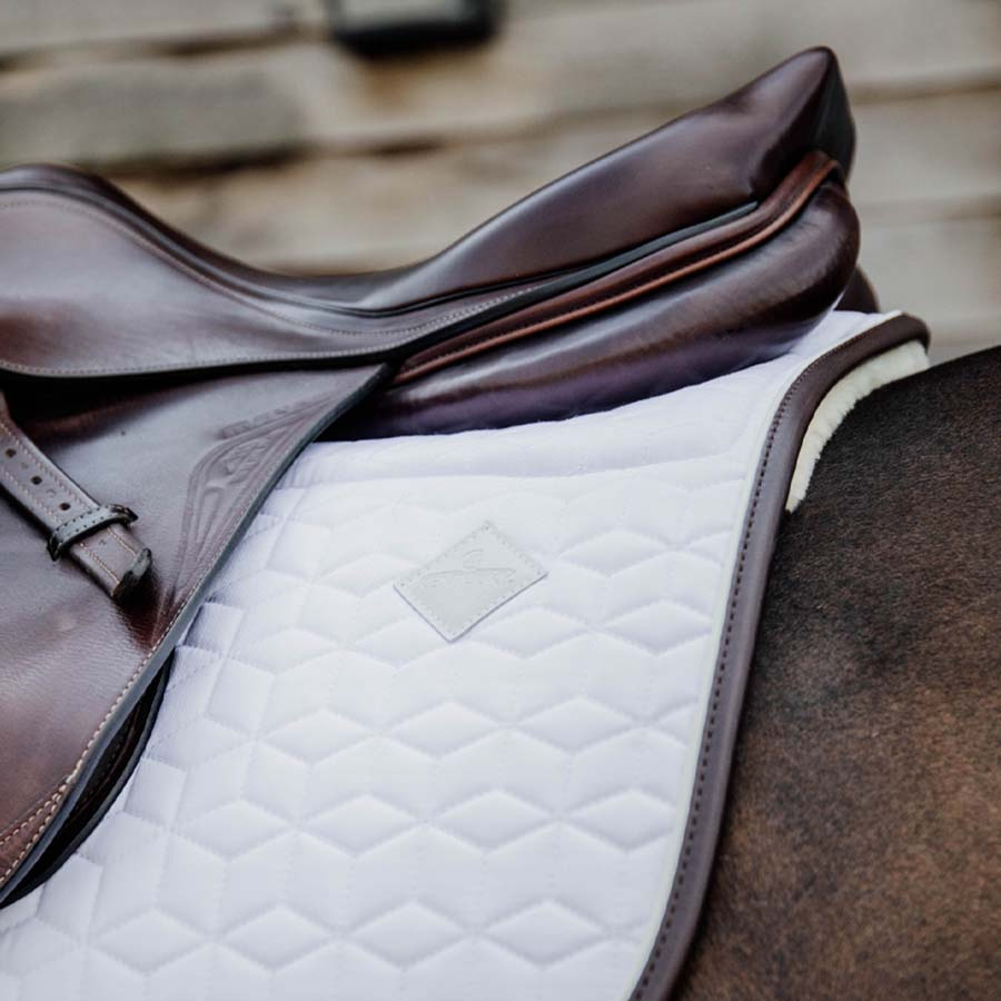 Tapis de selle Skin Friendly Blanc