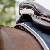 Tapis de selle dressage Skin Friendly Bleu Marine Tapis de selle dressage Skin Friendly Bleu Marine