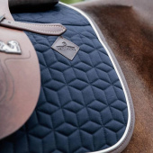 Tapis de selle Jumping Star Bleu Marine Full Tapis de selle Jumping Star Bleu Marine Full