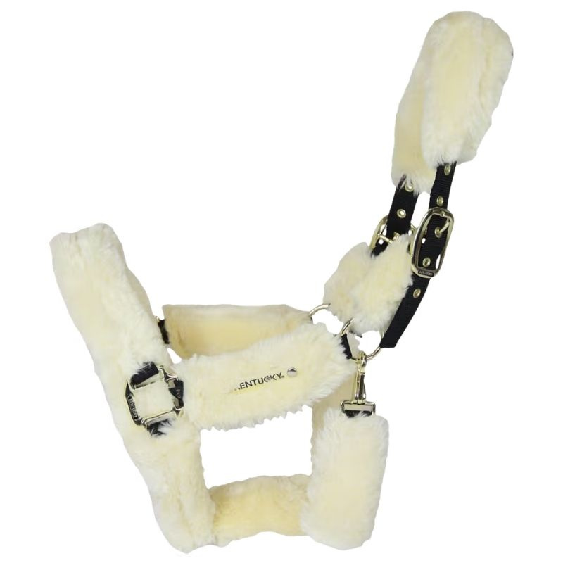 Licou de Transport en Peau de Mouton Naturel