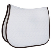 Tapis de selle Absorb Blanc/Marron Tapis de selle Absorb Blanc/Marron