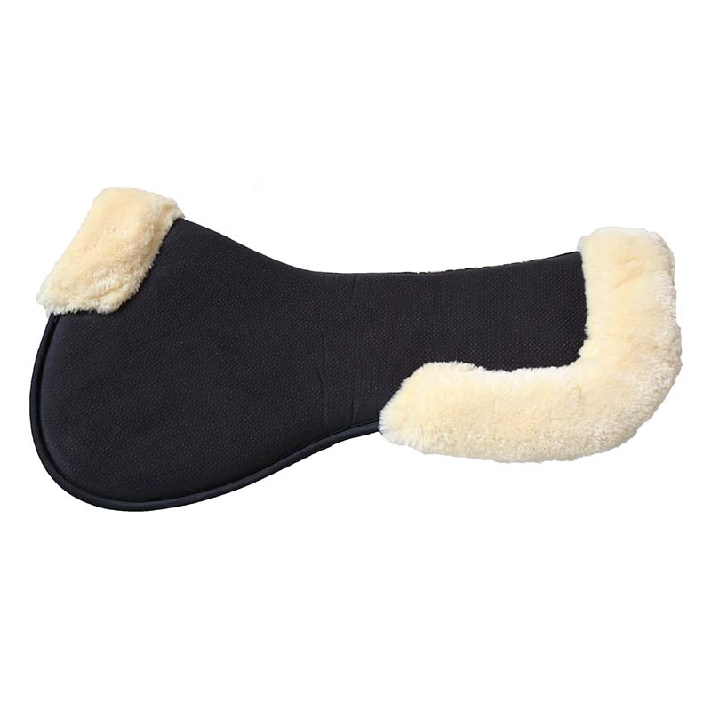 Tapis de selle en peau de mouton Anatomic Absorb Noir/Naturel  