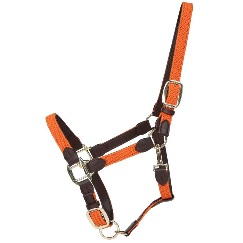 Licol Plaited Nylon Orange