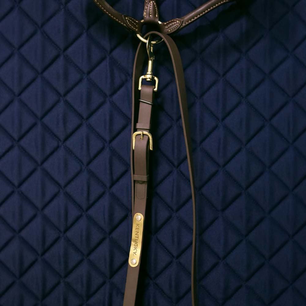 Halter en cuir Presentation Artificial Marron