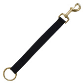Support en nylon pour bandes multiples avec crochet et anneau Noir Support en nylon pour bandes multiples avec crochet et anneau Noir