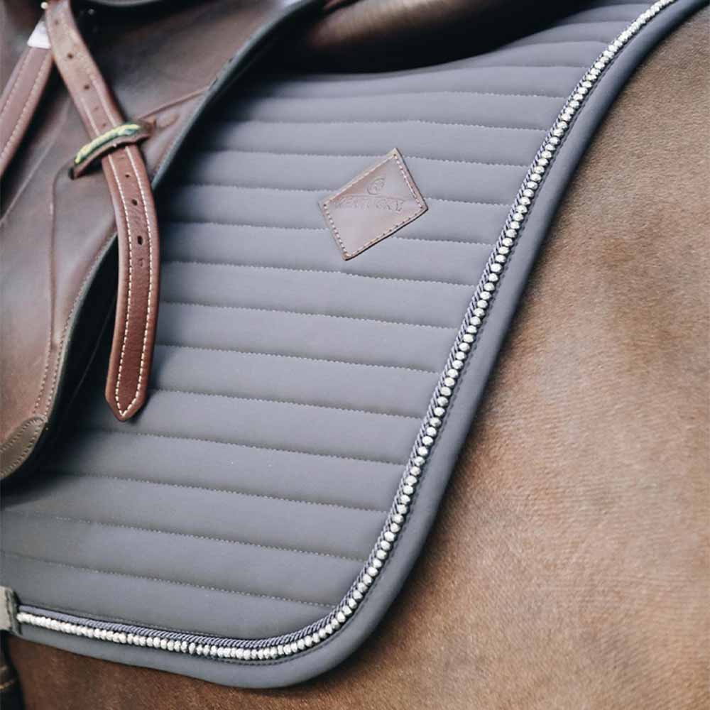 Tapis de selle mixte Pearls gris