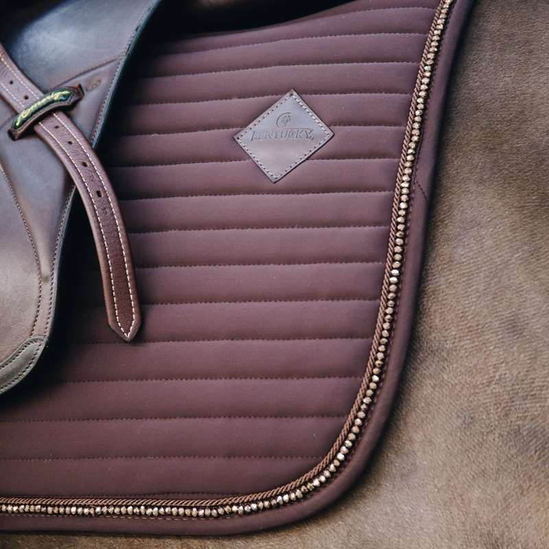Tapis de selle mixte Pearls Marron