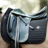 Tapis de selle de dressage Perles Noir Tapis de selle de dressage Perles Noir