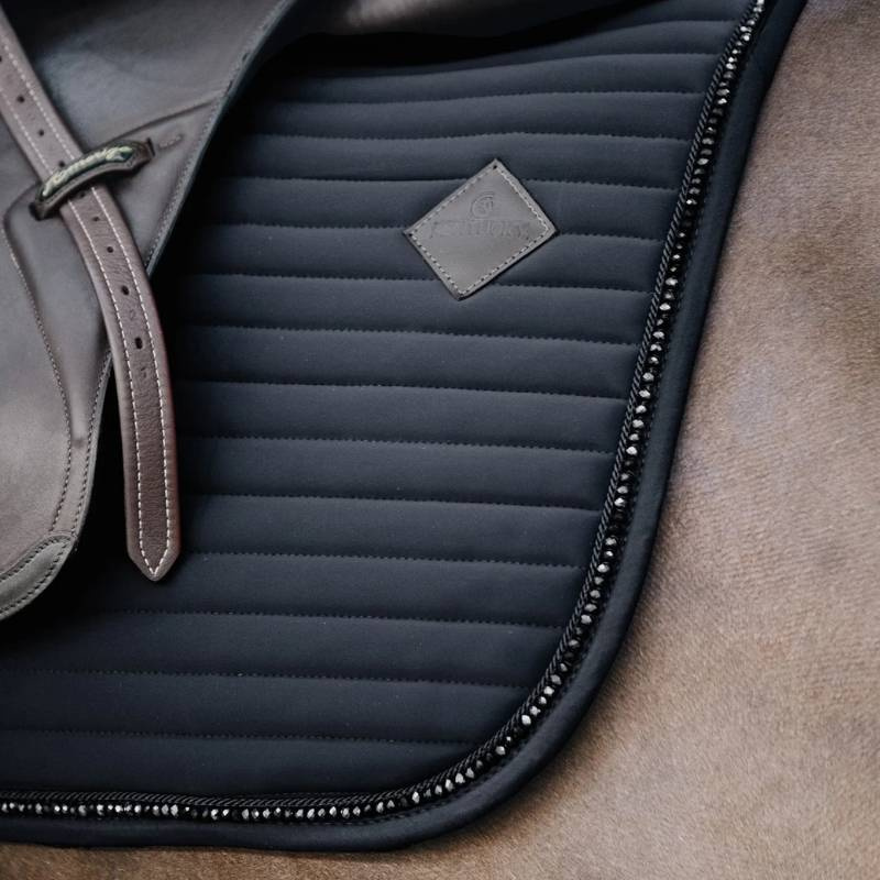 Tapis de selle de dressage Perles Noir
